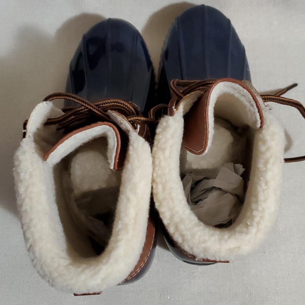 Adriana New York Navy Dylan Boots NWOT WS - Picture 10 of 13